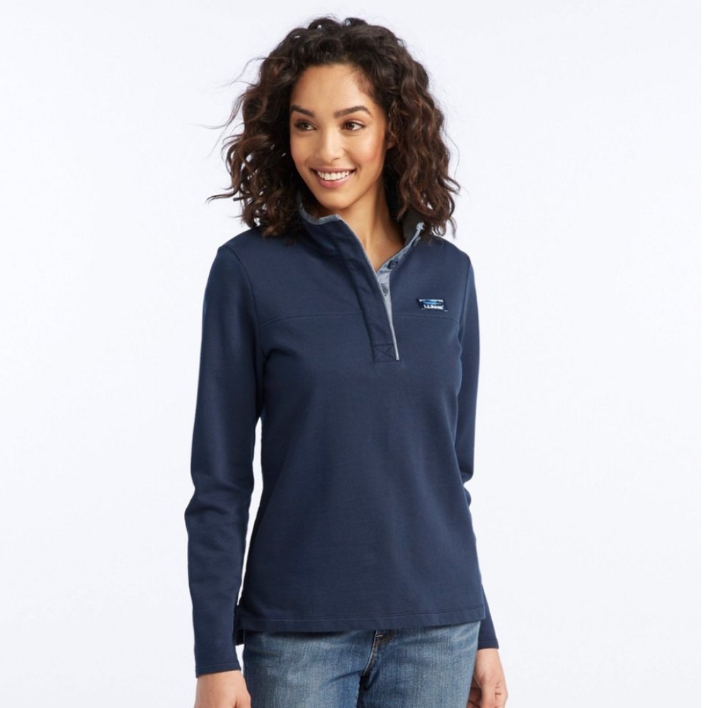 L.L. Bean Women's navy blue pullover
